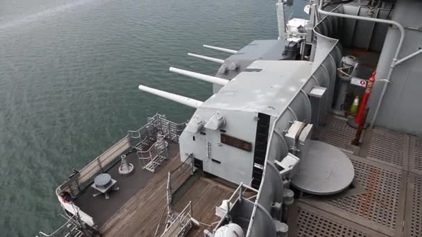 USS Missouri vue de dessus — Video