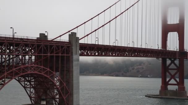 Golden Gate Bridge Fort Point — Stockvideo