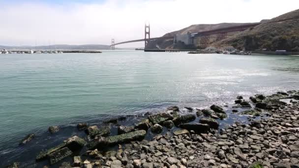 Golden Gate Bridge Sausalito — Stock video