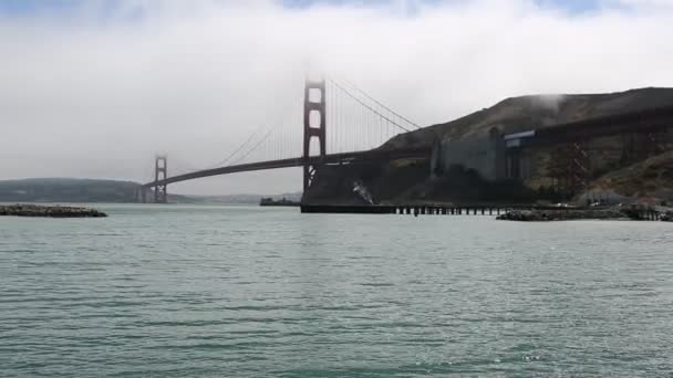Sausalito panoramatické most — Stock video