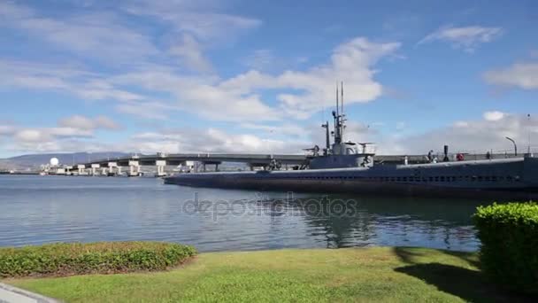 USS Bowfin SS-287 Submarine — Stock Video