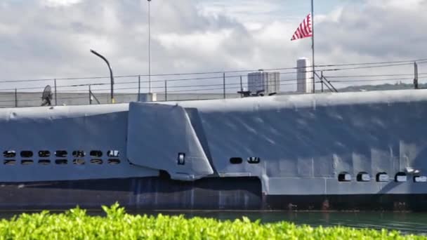 USS Bowfin підводний човен — стокове відео