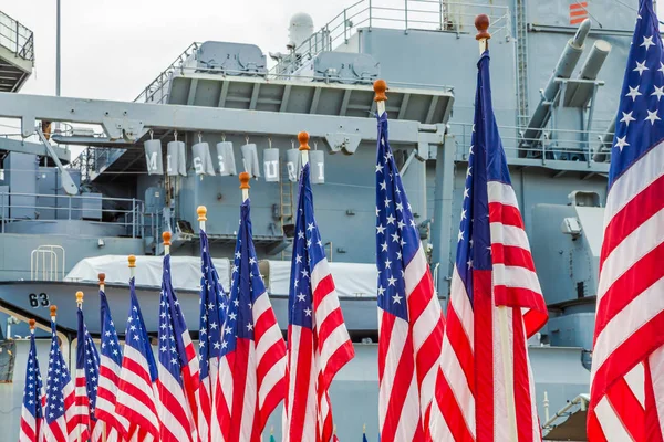 Amerikaanse vlaggen Missouri — Stockfoto