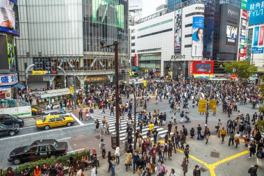 Shibuya geçiş Tokyo