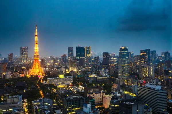 Torre de Tokio y Skyline — Foto de Stock