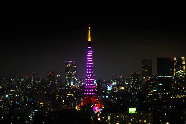 Torre de Tokio noche — Foto de Stock