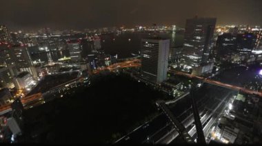 Tokyo cityscape ve Odaiba manzarası