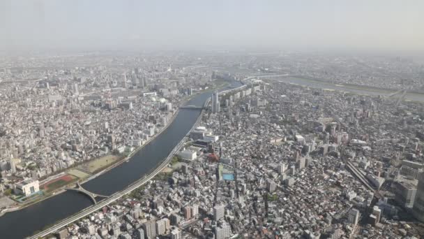 Tokyo skyline Sumida — Wideo stockowe