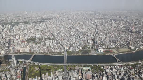 Lo skyline di Tokyo — Video Stock