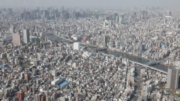 Tokyo skyline time lapse — Stock Video