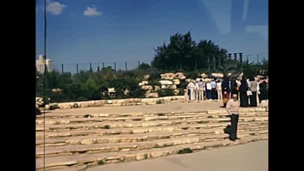Straßen von jerusalem — Stockvideo