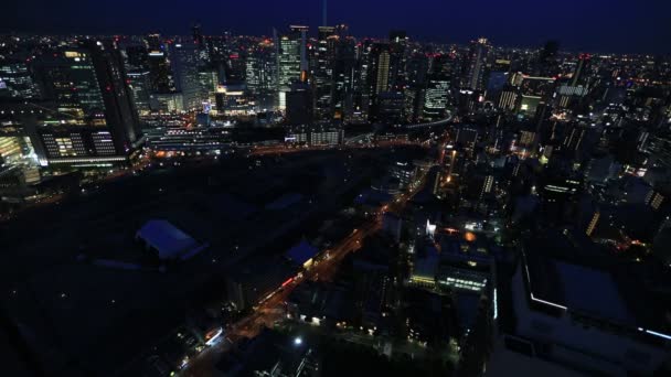 Umeda Sky Building taket — Stockvideo