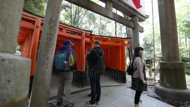 Senbon yakın Fushimi Inari — Stok video