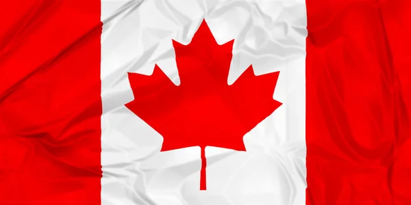 Nationale vlag van Canada — Stockfoto