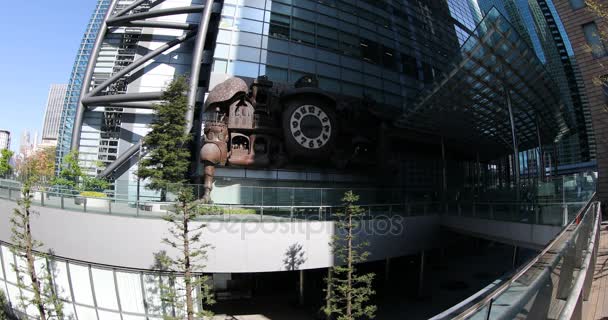 Ghibli uhr nittele turm — Stockvideo