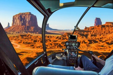 Monument Valley helikopter