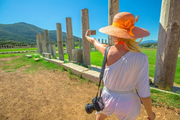 Picture at greek ruins — Stock Photo, Image