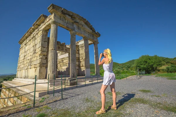 Fotografer Perjalanan Yunani — Stok Foto