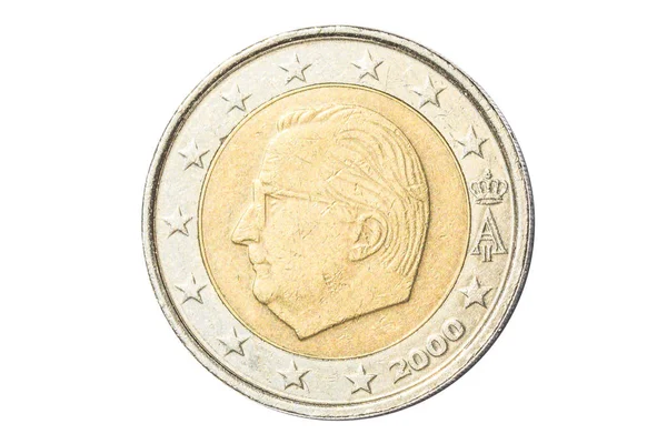 Moneda belga de dos euros —  Fotos de Stock