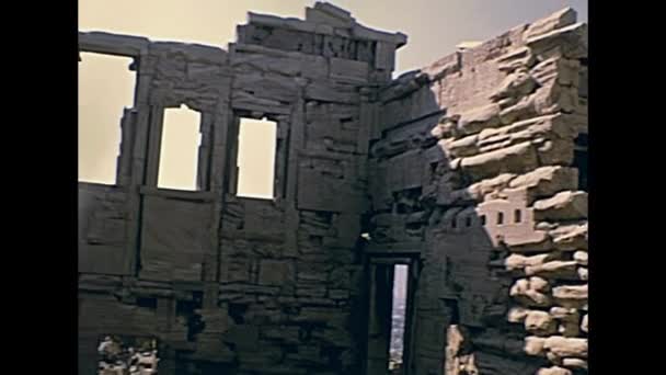 Erechtheion tempel Grekland — Stockvideo