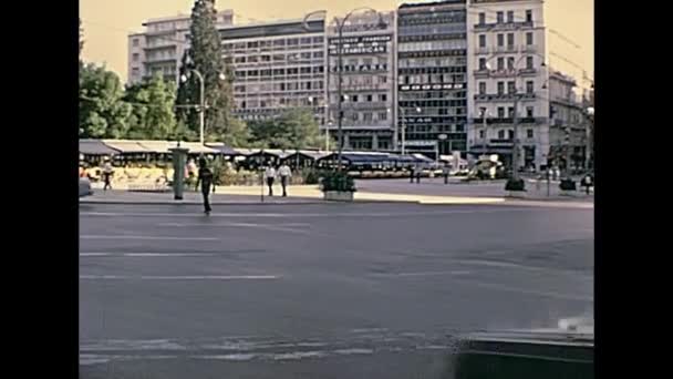 Athene Syntagma plein — Stockvideo