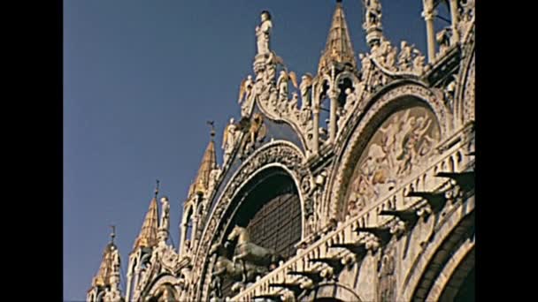 Terraços e torres de San Marco — Vídeo de Stock