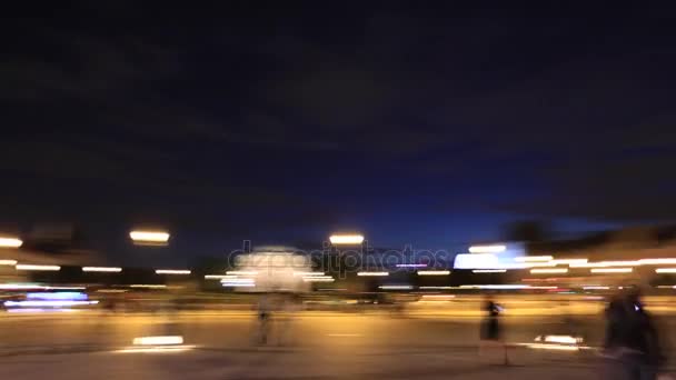 Louvre Müzesi 360 Panorama — Stok video