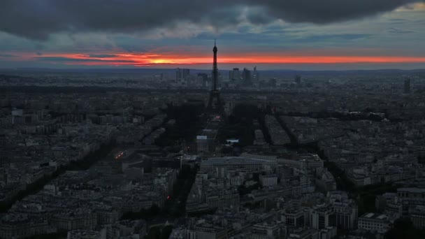 Tour Eiffel timelapse — Vídeos de Stock