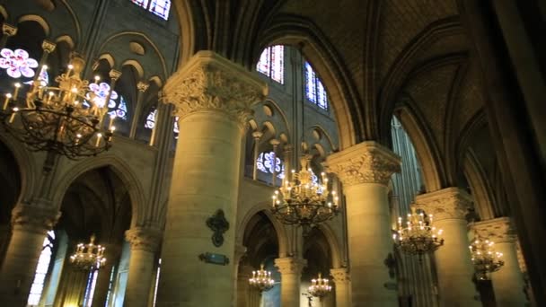 Notre Dame sütunuName — Stok video