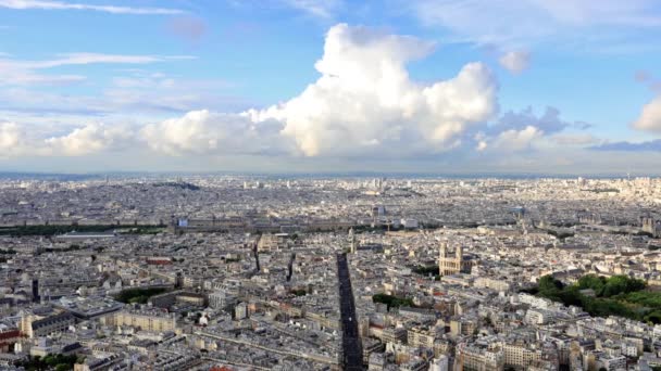 Paris zaman atlamalı — Stok video