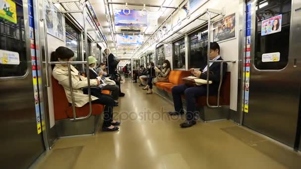 Tokyo Metro zaman atlamalı — Stok video