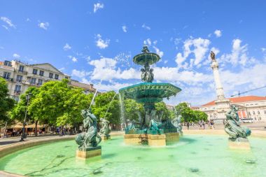Rossio Meydanı Lizbon
