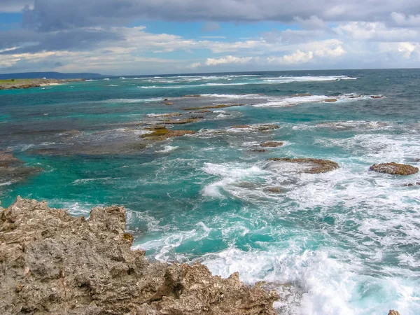 Mar tropical tormentoso — Foto de Stock