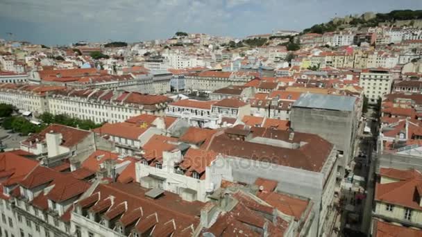 Alfama lizbon cityscape — Stok video