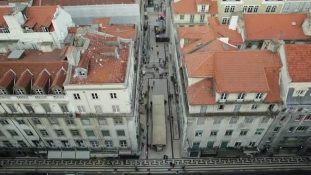 Vista aérea de lisboa — Vídeo de Stock