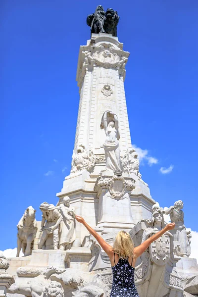 Estatua de Marqués de Pombal — Foto de Stock