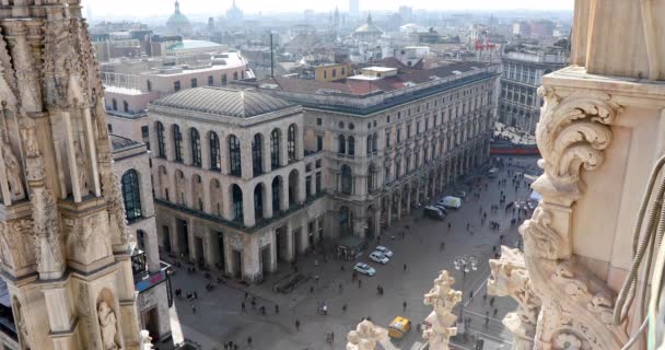 Palacio y museo real de Milán — Vídeos de Stock