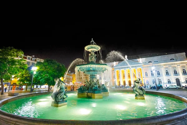Plaza de Rossio Lisboa — Foto de Stock