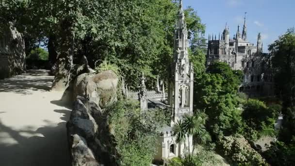 Regaleira Palace Sintra — Stok video