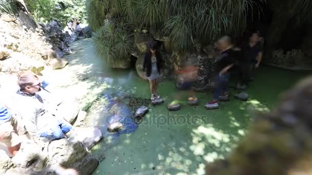 Cascada Lago Sintra — Vídeo de stock