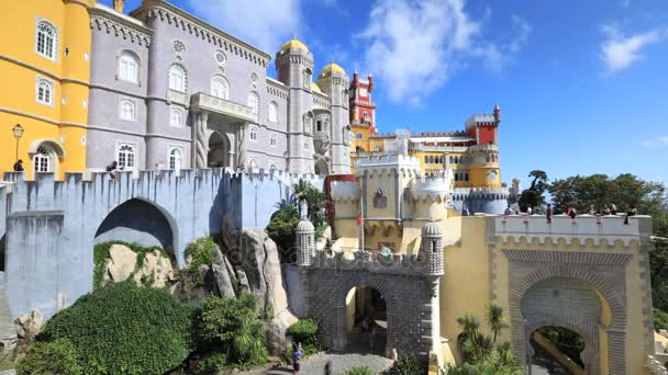 Pena National Palace — Stock Video