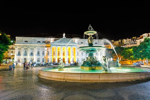 Plaza de Rossio Lisboa — Foto de Stock