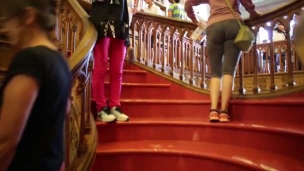 ライブラリ Lello Pov の階段 — ストック動画