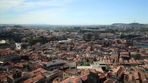 Porto panorama skyline — Stok video
