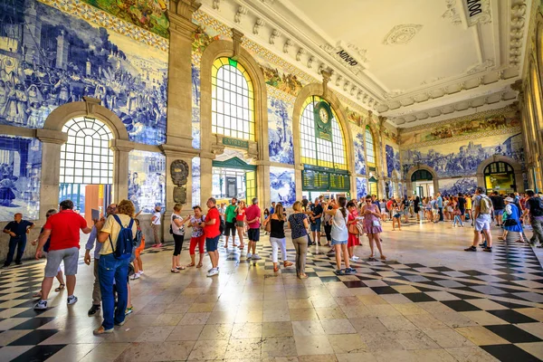 Estación de Sao Bento Oporto — Foto de Stock