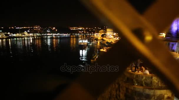 Vida nocturna en Oporto — Vídeos de Stock