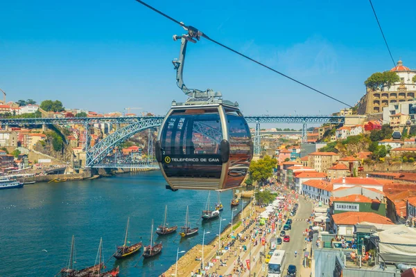 Cable car in Porto — Stock Photo, Image