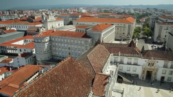 Coimbra Üniversitesi hava — Stok video