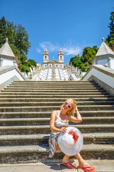 Portugal mujer turista — Foto de Stock