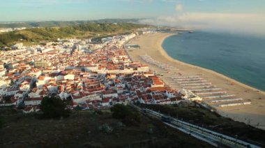 Nazare günbatımı manzarası